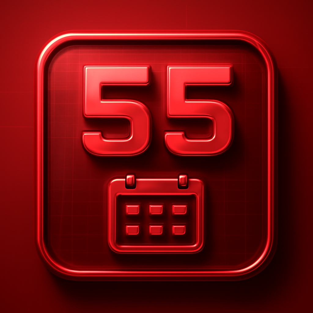 A badge representing the security guide for 55 Clab accounts.