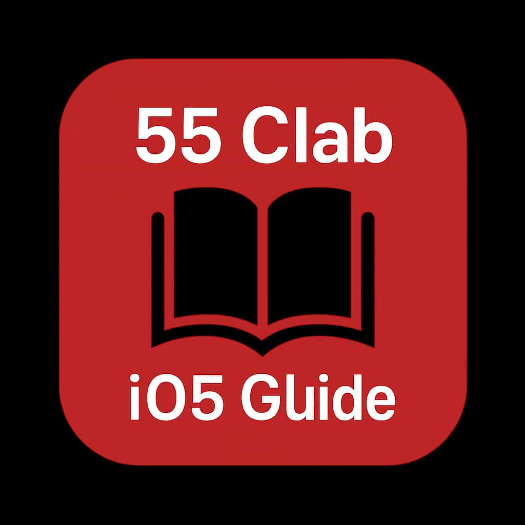 An icon representing the 55 Clab iOS Guide.