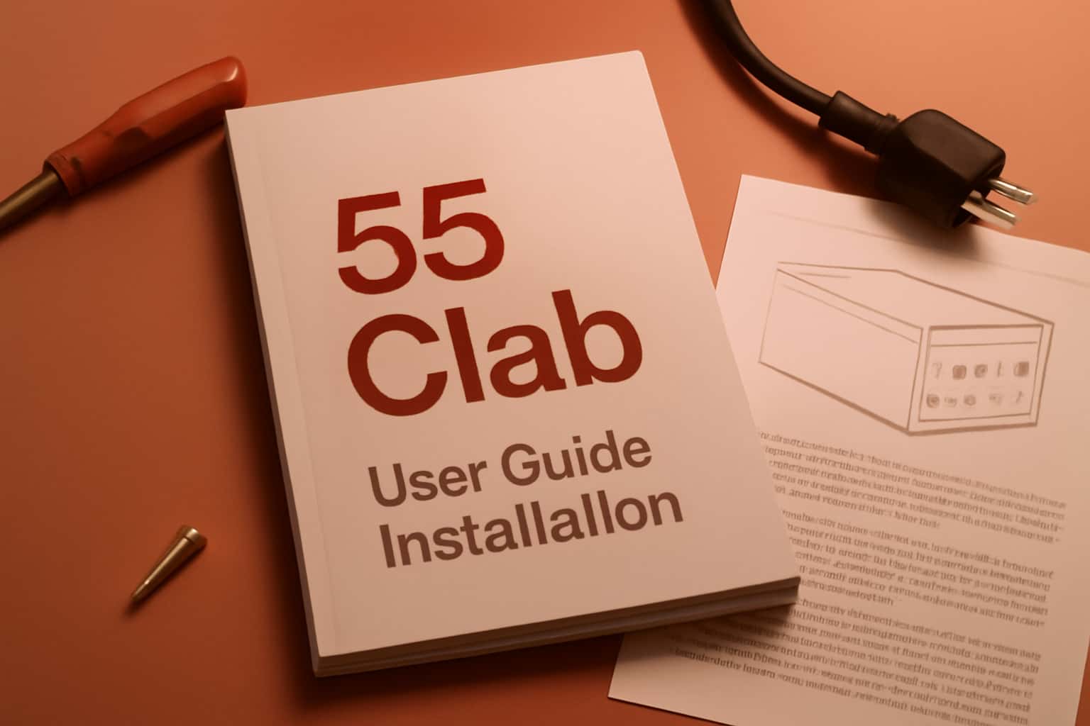 Visual representation of the 55 Clab User Guide Installation process.