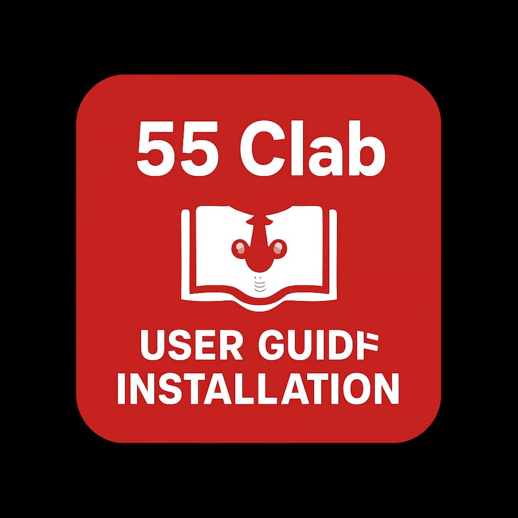 Icon representing the 55 Clab User Guide Installation.