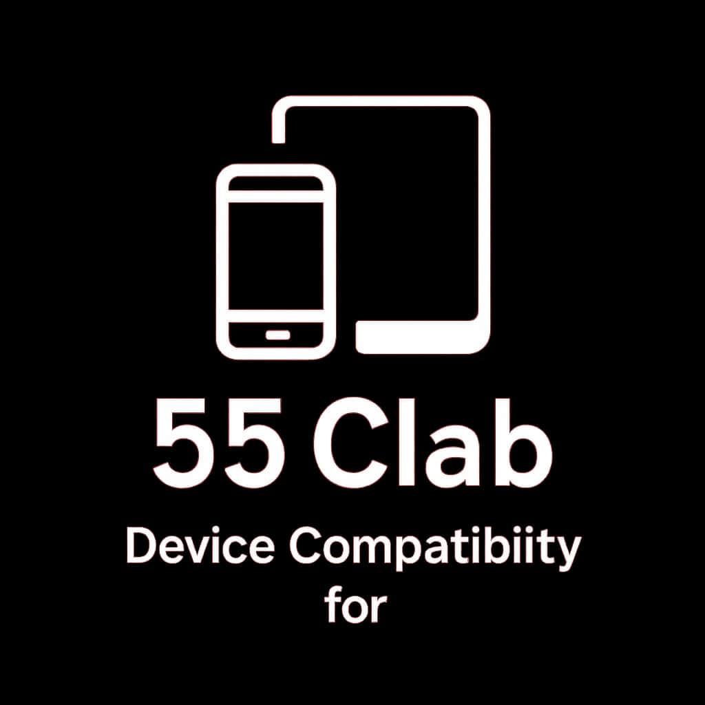 Icon representing the compatibility guide for the 55 Clab app.