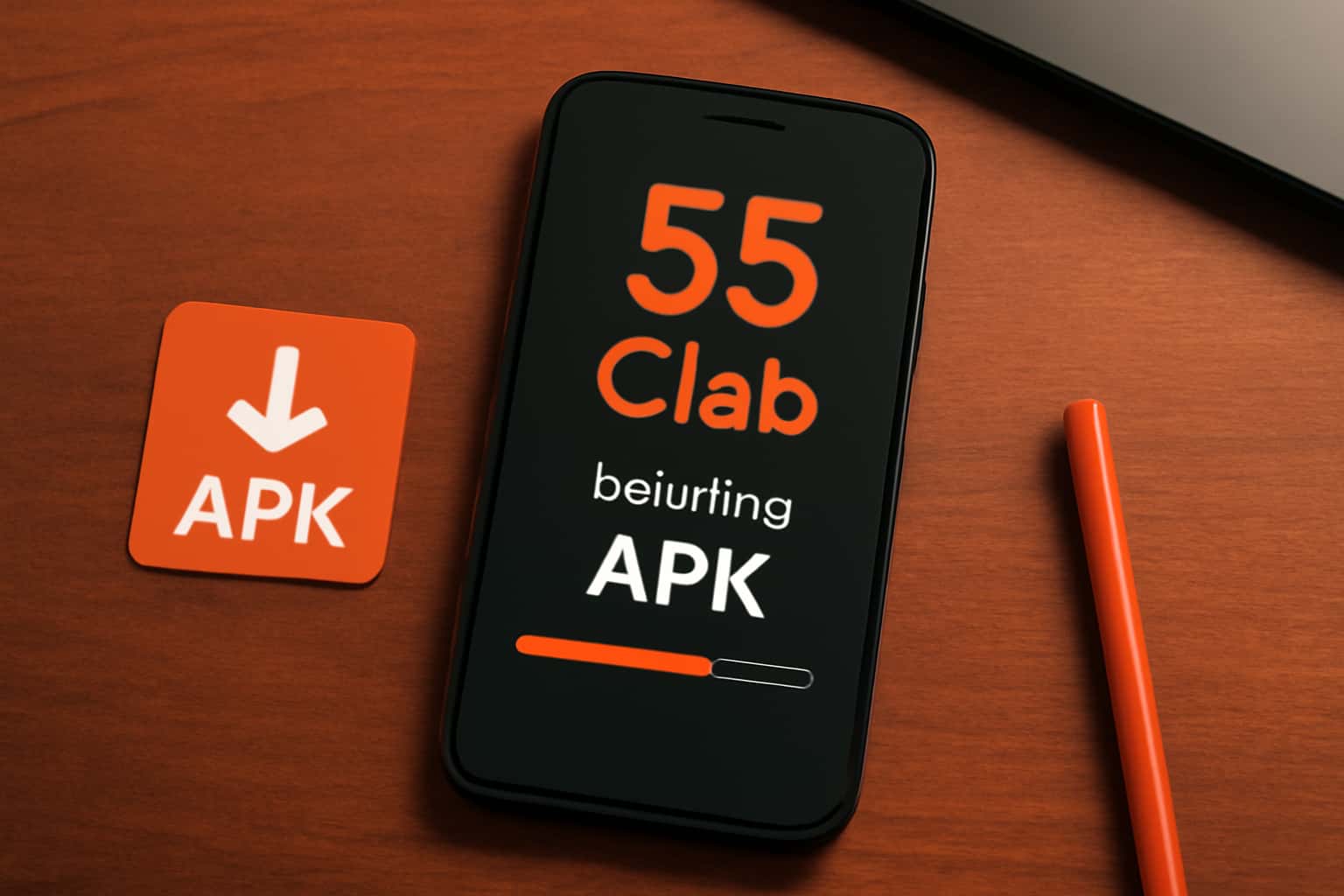 A visual representation of the guide for Installing 55 Clab APK.