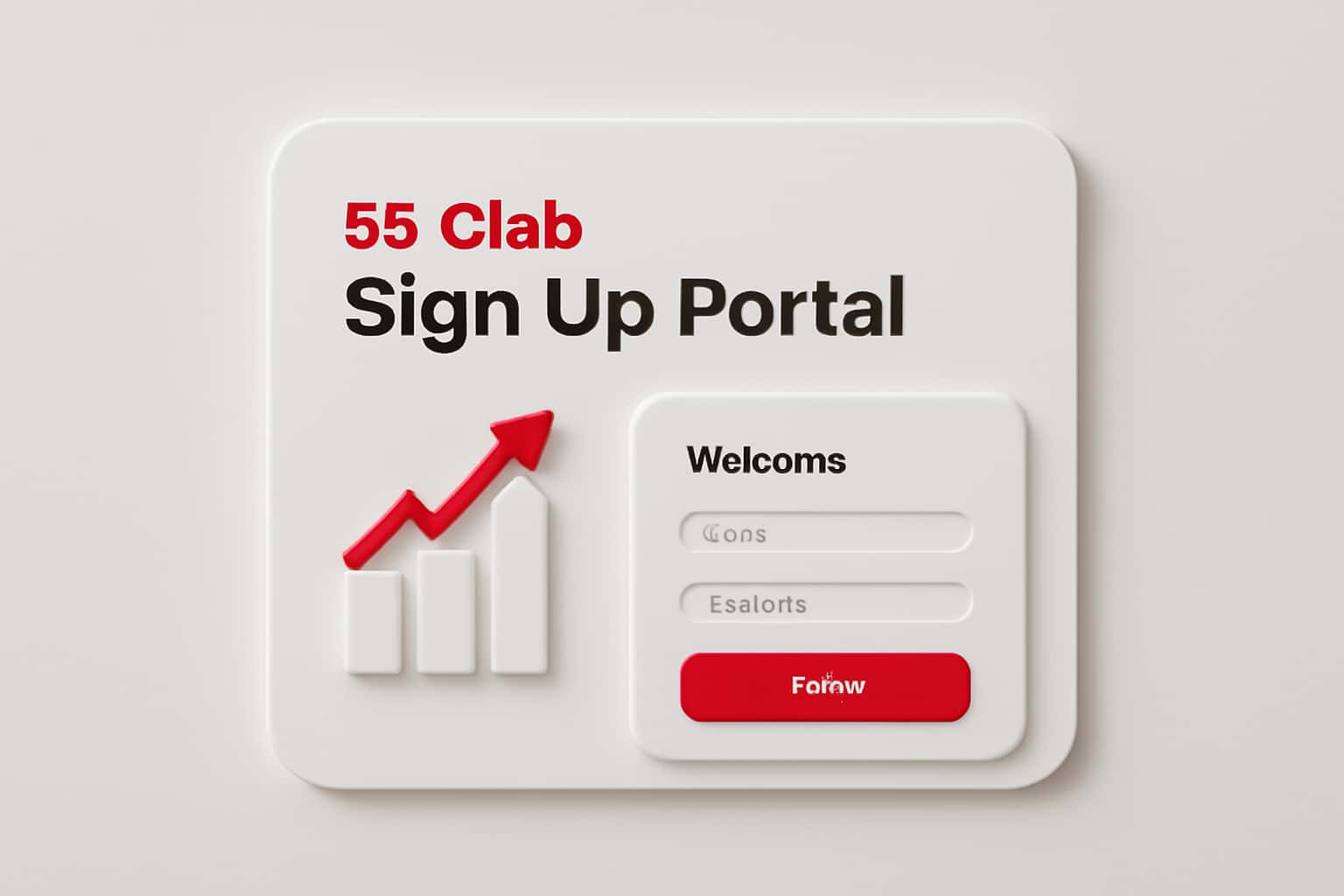 55 Clab Sign Up Portal Interface