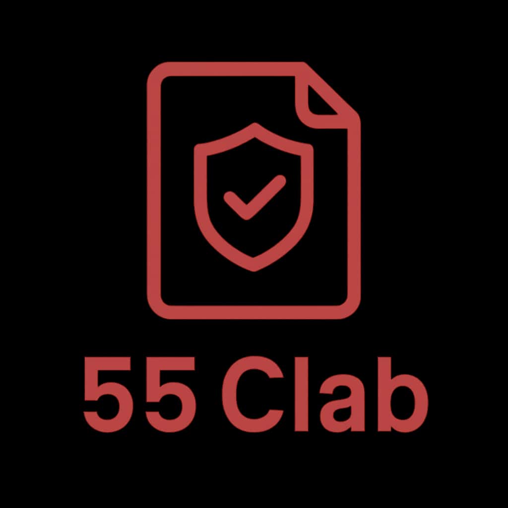 Minimal badge representing Permissions for 55 Clab Guide.